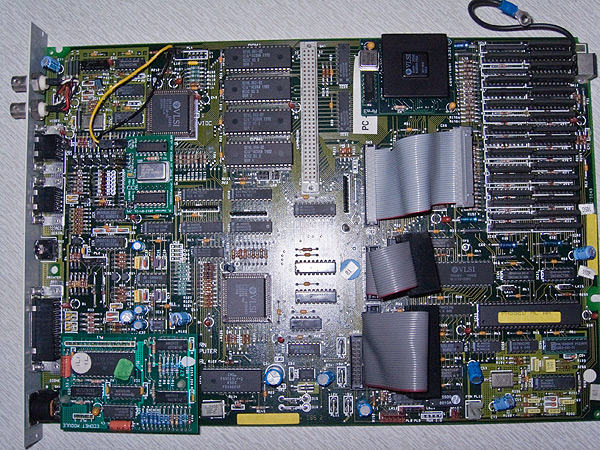 The Acorn Archimedes A410/1 motherboard