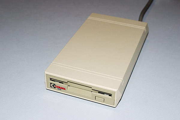 The Cumana CAX-354 External floppy disk drive