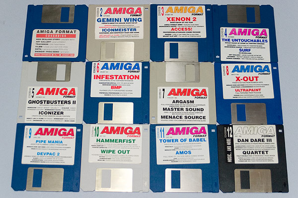 Amiga Format Coverdisks 1-12