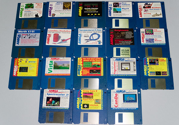 Amiga Format Cover disks 25 - 36