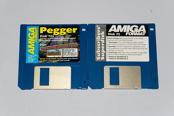 Amiga Format Cover Disk 72a and Subscriber disk