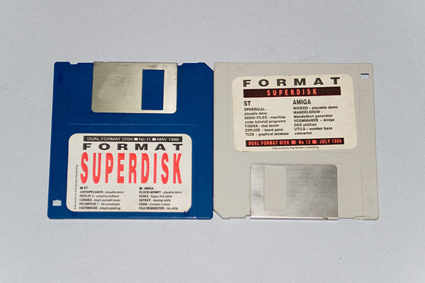 Original ST/Amiga format coverdisks for magazine issues 11 and 13
